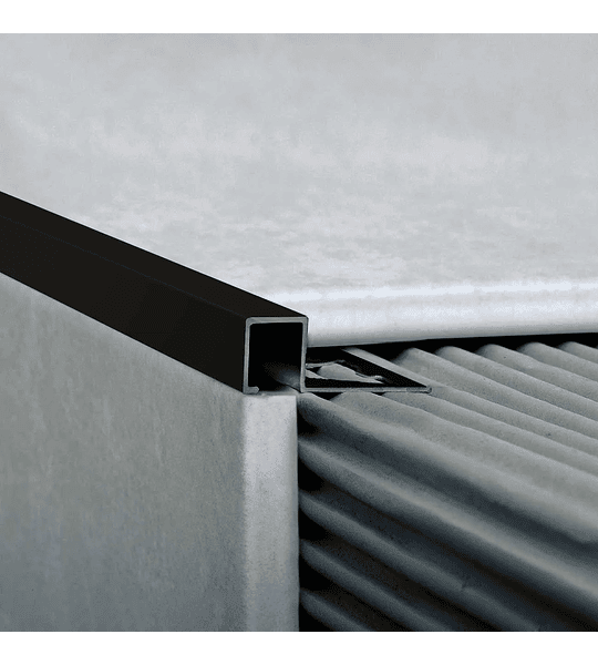 Guardacanto Quadra Mate 10 mm x 10 mm x 2,5 m