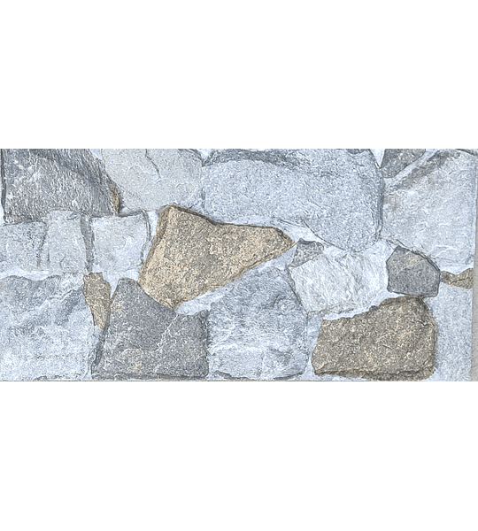 Fachaleta Porcelanato Piedra Café 30x60 m2