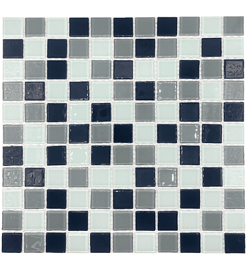Mosaico Glass Grey Mix 30x30 cm