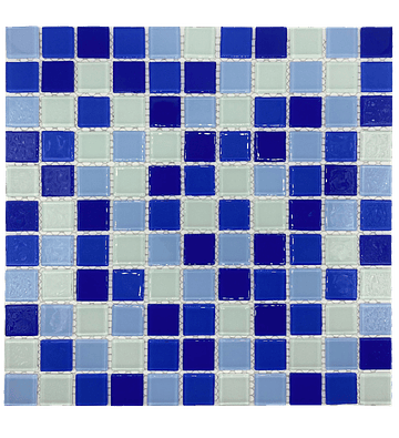 Mosaico Azul Mix 30x30 cm