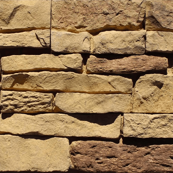 Piedra Reconstituida Andes Ocre 0,3 m2