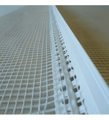 Perfil Corta Gotera c/malla PVC 2,5 MT