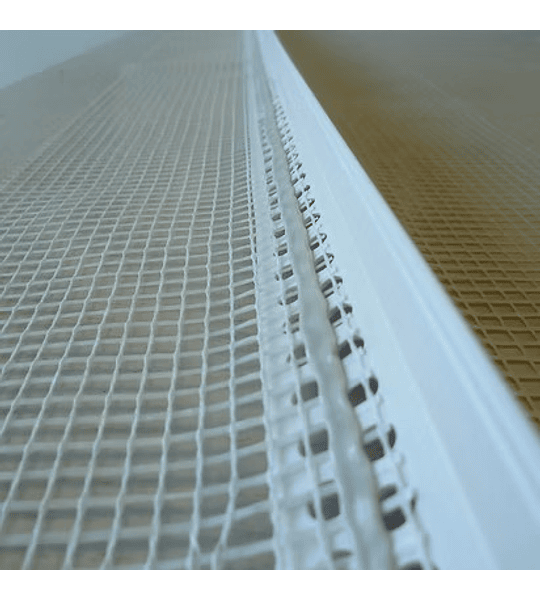 Perfil Corta Gotera c/malla PVC 2,5 MT