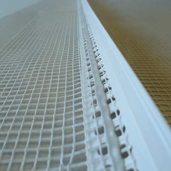 Perfil Corta Gotera c/malla PVC 2,5 MT