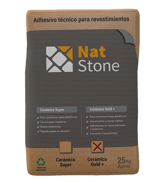 Adhesivo Cerámico GOLD+ saco 25 KG