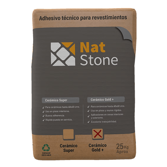 Adhesivo Cerámico GOLD+ saco 25 KG