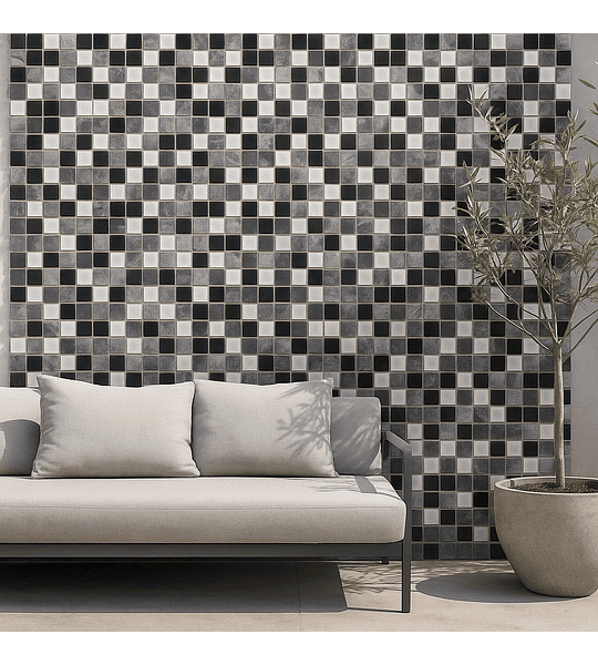 Mosaico Silver Night 30x30 cm