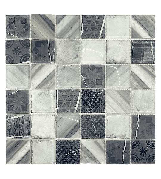 Mosaico Gris Mix 30x30cm