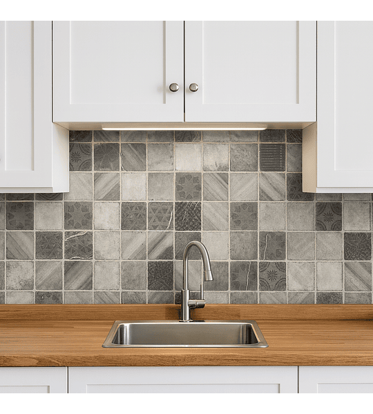 Mosaico Gris Mix 30x30cm