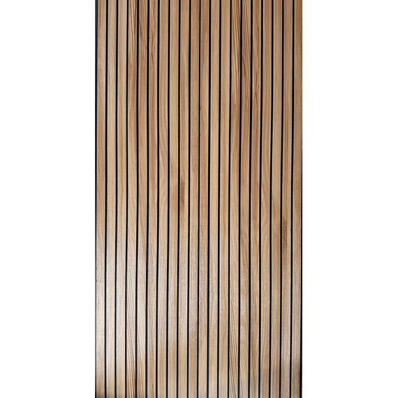 Revestimiento PVC Alveolar Ranurado Camel     -     240cm x 30cm x 8mm