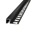 Guardacanto Quadra Negro Mate 12 mm x 10 mm x 2,5 m