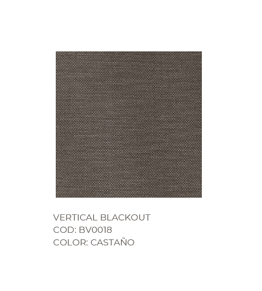 Cortina Roller Vertical Blackout