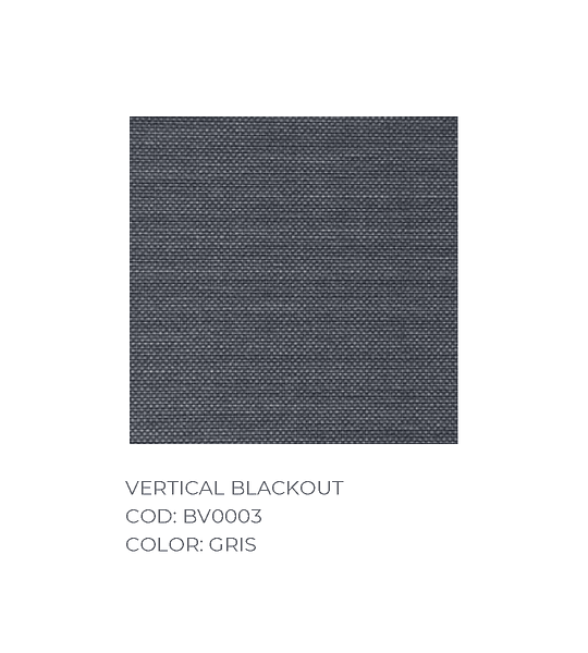 Cortina Roller Vertical Blackout