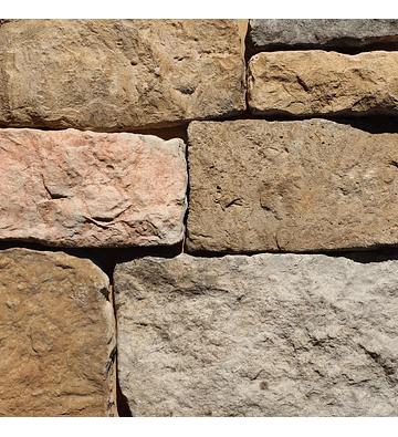 Piedra Reconstituida Cascada Toledo Multicolor 0,4 m2