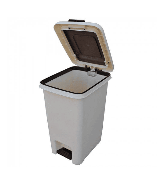 Contenedor Basura Beige 30 Litros