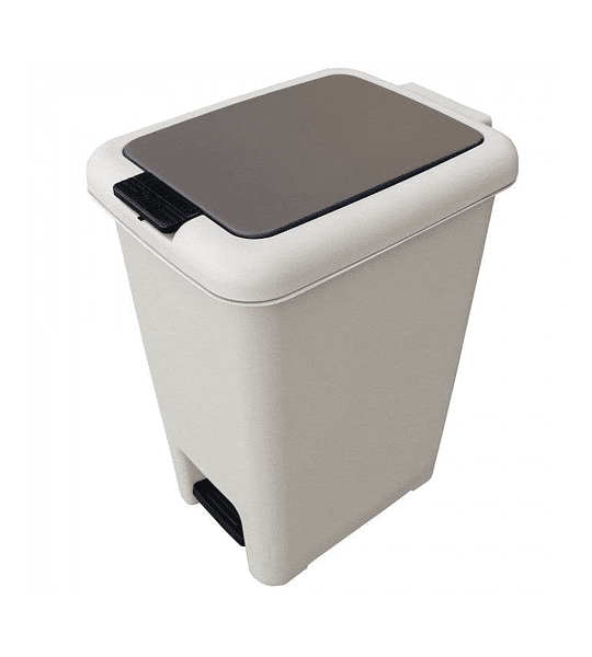 Contenedor Basura Beige 30 Litros