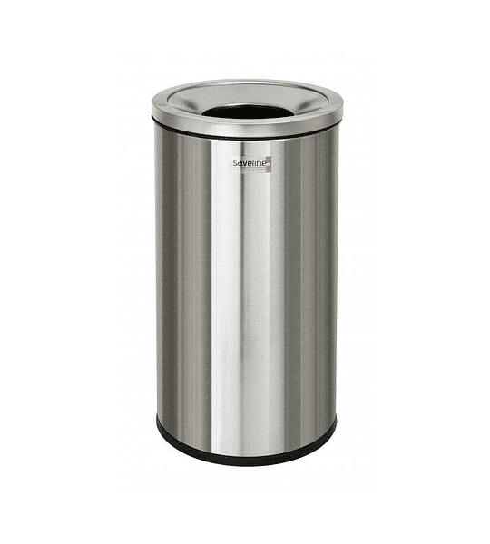 Papelero Inox Tapa Embudo 2