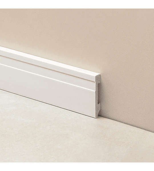Guardapolvo Line Blanco 70 mm x 15 mm x 2,5 m