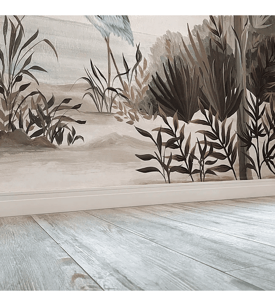 Guardapolvo Line Blanco 70 mm x 15 mm x 2,5 m