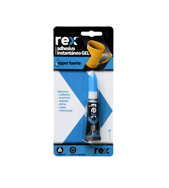 Rex Adhesivo Instantáneo GEL 2gr