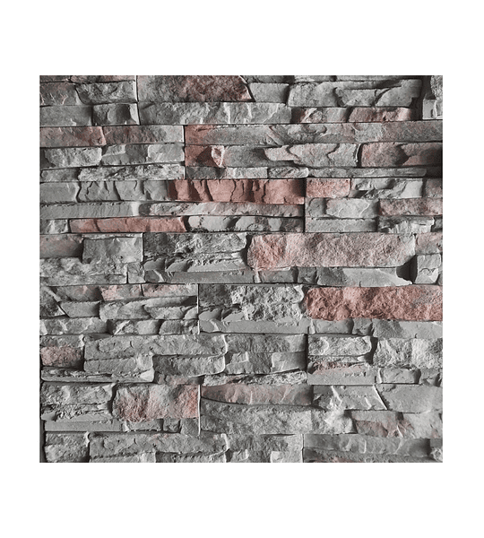 Piedra Reconstituida Tungurahua Gris 0,25 m2