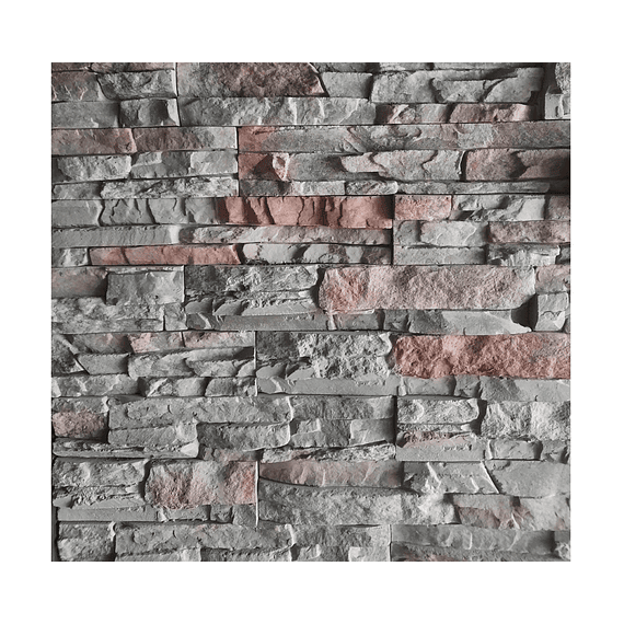 Piedra Reconstituida Tungurahua Gris 0,25 m2