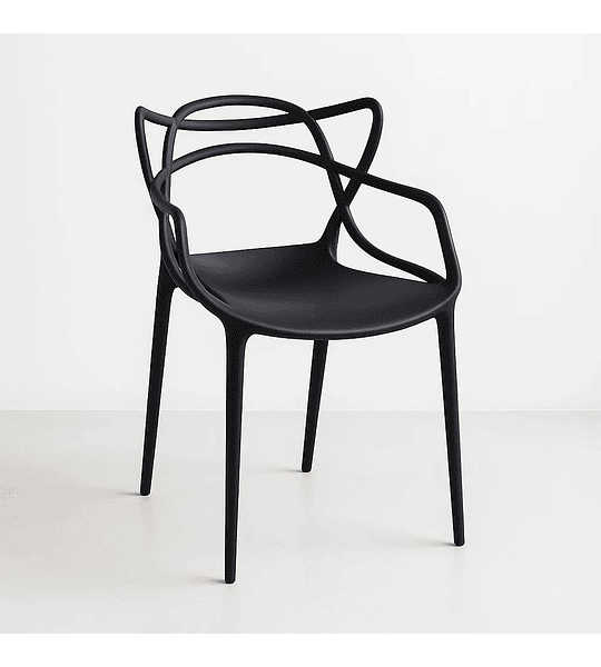 Silla de Terraza Exterior o comedor Master - Negra