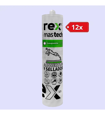 12x Rex Mas Tech Transparente