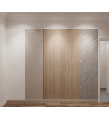 Revestimiento PVC Alveolar Bambú 240x60x0.85cm