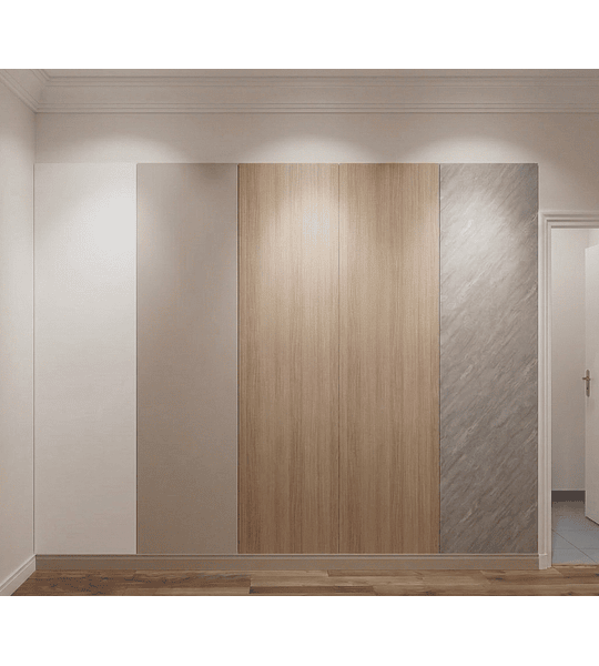 Revestimiento PVC Alveolar Bambú 240x60x0.85cm