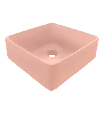 Lavamanos Cuadrado de Hormigón Sobre Cubierta - PELEQUEN