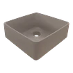 Lavamanos Cuadrado de Hormigón Sobre Cubierta
