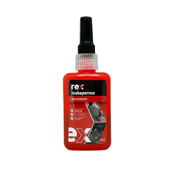 Rex Traba Pernos Alta Rojo x 12