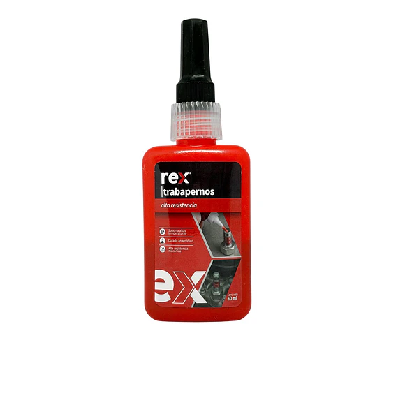 Rex Traba Pernos Alta Rojo x 12
