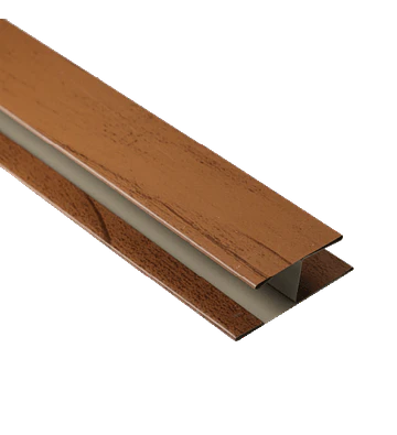 Perfil H Madera Ámbar Metal Siding