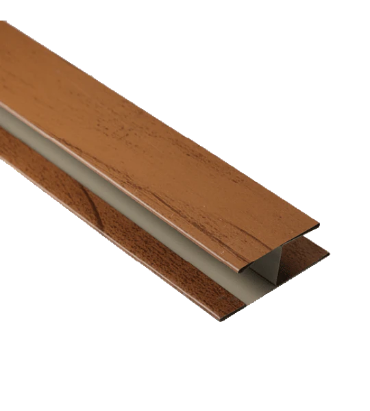 Perfil H Madera Ámbar Metal Siding