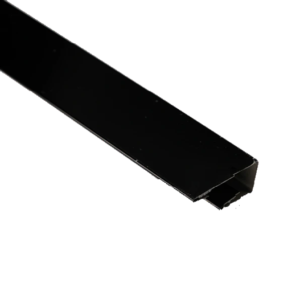 Perfil Inicio Negro Metal Siding