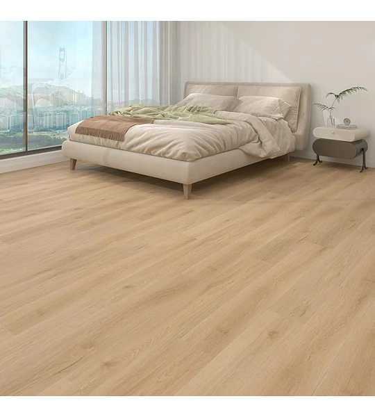 Piso Vinílico SPC Beige