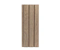 Wall Panel Epsilon Revestimiento de pared Slim 122 X 12mm X 2,75m Roble Oscuro