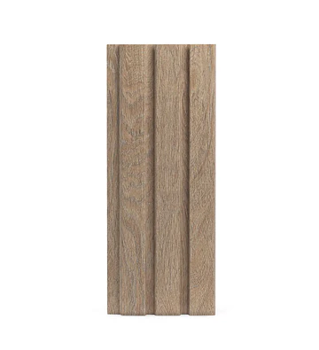 Wall Panel Epsilon Revestimiento de pared Slim 122 X 12mm X 2,75m Roble Oscuro