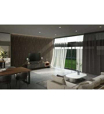 Wall Panel Epsilon Revestimiento de pared Slim 122 X 12mm X 2,75m Roble Oscuro