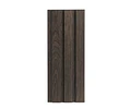 Wall Panel Epsilon Revestimiento de pared Slim 122 X 12mm X 2,75m Nogal