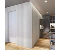 Wall Panel Epsilon Revestimiento de pared Wide 120 X 21mm X 2,75m Blanco Mate