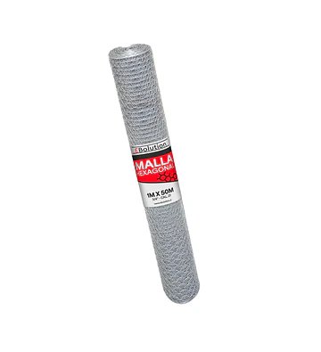 Malla Hexagonal 1,0m x 50m (3/4" - Cal, 21)