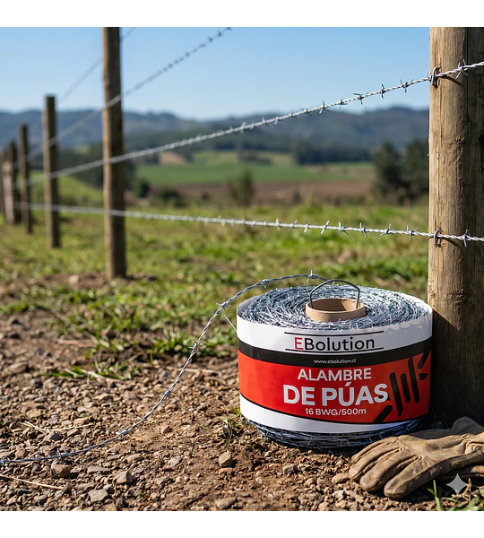 Alambre de Púas 16 BWG 500m