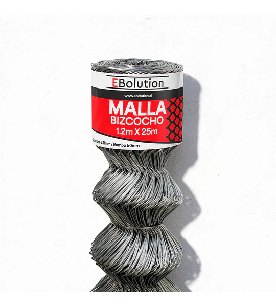 Malla Bizcocho1,2mx25m(A2,11mm/R50mm)