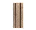 Wall Panel Epsilon Revestimiento para Muros Wide 120 X 21mm X 2,75m Roble Oscuro