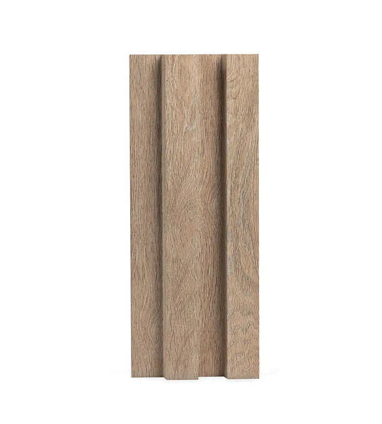 Wall Panel Epsilon Revestimiento para Muros Wide 120 X 21mm X 2,75m Roble Oscuro