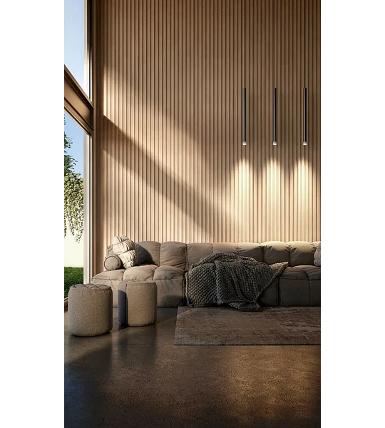Wall Panel Epsilon Revestimiento para Muros Wide 120 X 21mm X 2,75m Roble Natural