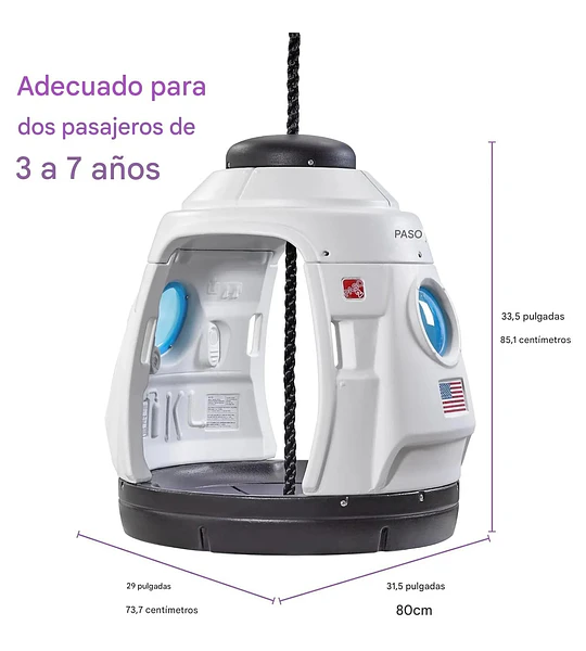 Columpio Infantil Espacial